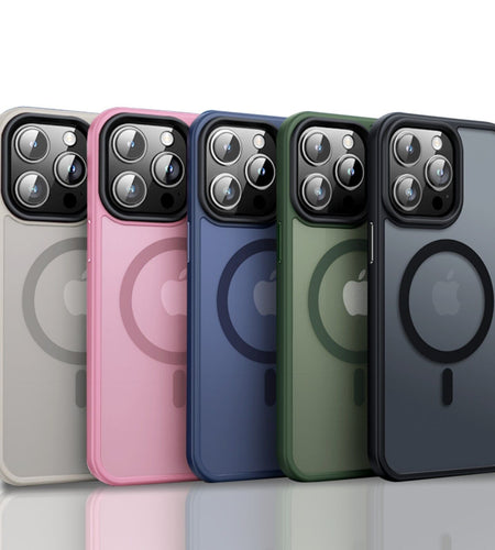For Iphone 17 16 15 14 13 12 Pro Max Air Frost Case Mag Safe Shockproof Cover