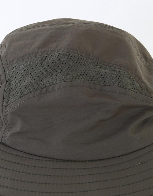 Load image into Gallery viewer, UPF 50+ Mens Wide Brim Fishing Hat with Neck Flap Sun Hat for Men Women Sun Protection Cap
