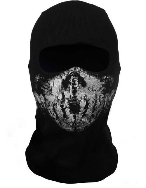 Load image into Gallery viewer, Motorcycle Game Balaclava Hood Ghost Skull Full Face Cover CS Halloween Mask US
