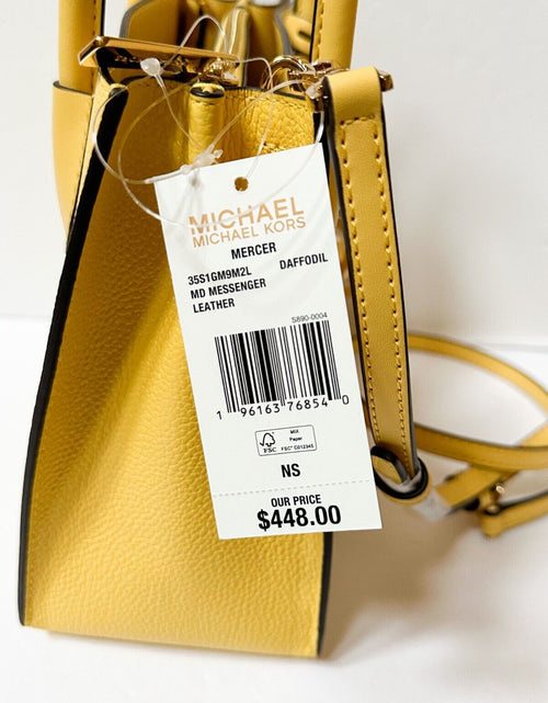 Load image into Gallery viewer, Michael Kors MERCER Medium Satchel Shoulder Messenger Crossbody Bag
