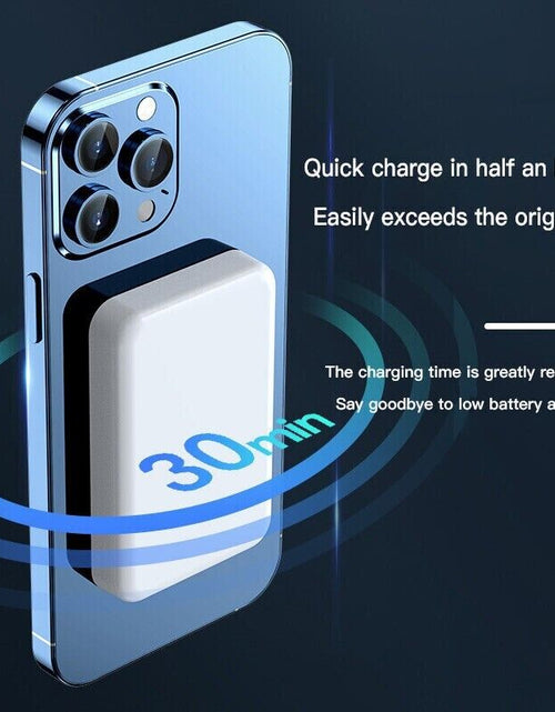 Load image into Gallery viewer, 10000Mah Power Bank Magnetic Battery Pack Wireless Charger
