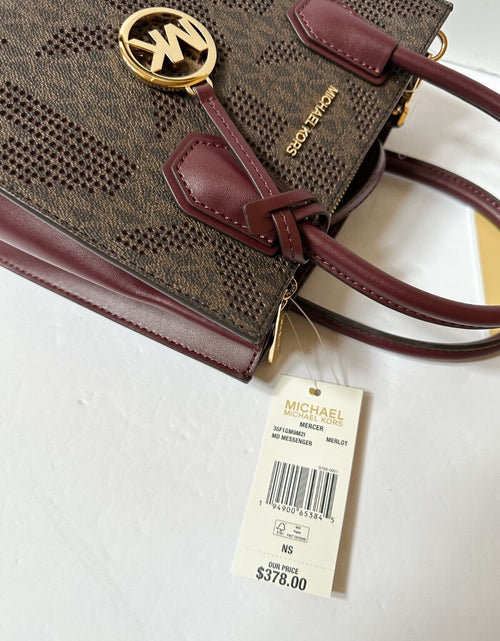 Load image into Gallery viewer, Michael Kors MERCER Medium Satchel Shoulder Messenger Crossbody Bag
