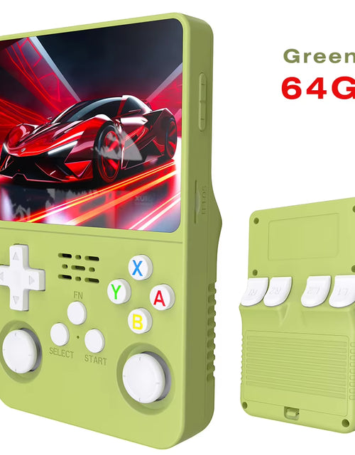 Load image into Gallery viewer, Open Source R36S Retro Handheld Game Console Linux System 3.5 Inch IPS Screen Portable Pocket Video Player 64GB Game Gift
