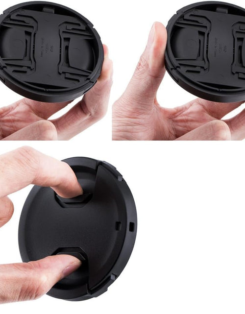 Load image into Gallery viewer, 2-Pack 77Mm Front Lens Cap Cover with Keeper for Canon EOS 6D 6DM2 5D Mark IV with EF 24-105Mm or 24-70Mm F4L Kit Lens for Nikon D750 D780 with AF-S 24-120Mm F4G Kit Lens &amp; More 77Mm Threaded Lens
