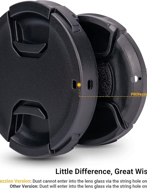 Load image into Gallery viewer, 2-Pack 77Mm Front Lens Cap Cover with Keeper for Canon EOS 6D 6DM2 5D Mark IV with EF 24-105Mm or 24-70Mm F4L Kit Lens for Nikon D750 D780 with AF-S 24-120Mm F4G Kit Lens &amp; More 77Mm Threaded Lens
