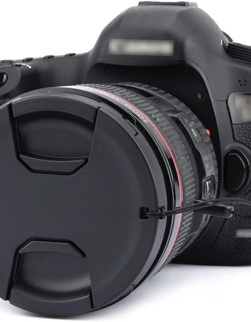 Load image into Gallery viewer, 2-Pack 77Mm Front Lens Cap Cover with Keeper for Canon EOS 6D 6DM2 5D Mark IV with EF 24-105Mm or 24-70Mm F4L Kit Lens for Nikon D750 D780 with AF-S 24-120Mm F4G Kit Lens &amp; More 77Mm Threaded Lens
