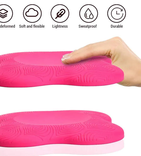 2 Pack Yoga Knee Cushions Thick Balance Pads for Knees Elbows Wrists Head