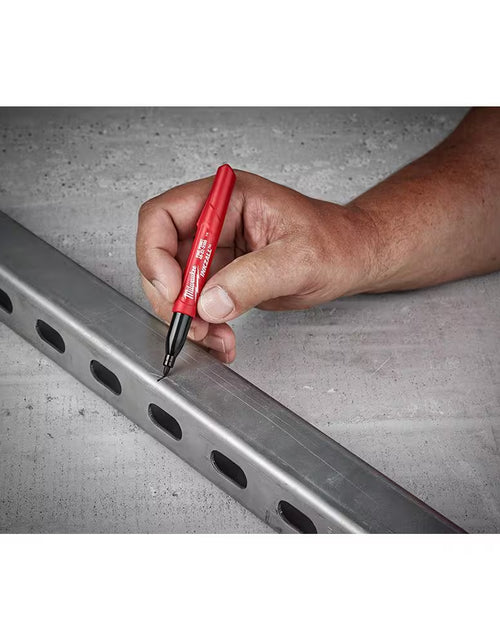 Load image into Gallery viewer, INKZALL Black Medium Point Jobsite Permanent Marker (2-Pack)
