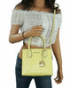 Buttercup/Embossed Leather